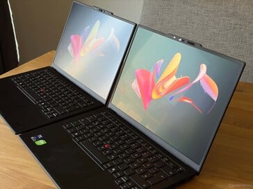 IPS (à esquerda) vs. OLED (à direita)