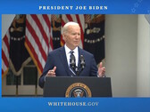 O governo Biden finaliza grandes aumentos de tarifas sobre veículos elétricos fabricados na China, baterias de lítio, painéis solares e muito mais. (Fonte: Whitehouse no YouTube)