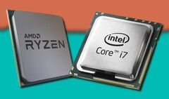 A Intel conseguiu recuperar parte da AMD nos últimos números de uso da CPU da pesquisa Steam. (Fonte de imagem: AMD/Intel/Steam - editado)