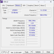 Memória CPU-Z