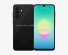 De acordo com a imagem vazada, o Galaxy A18 terá três câmeras traseiras.