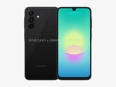 De acordo com a imagem vazada, o Galaxy A18 terá três câmeras traseiras.