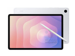O Galaxy Tab S11 em uma de suas duas cores de lançamento propostas. (Fonte da imagem: via Roland Quandt & WinFuture)