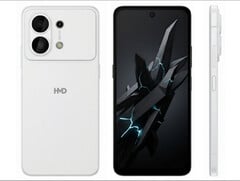 Uma suposta foto do HMD Ace 5G mostra que ele tem um botão personalizável no lado esquerdo. (Fonte da imagem: smashx_60 on X)