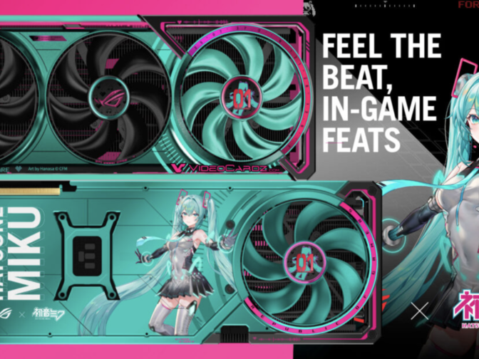 A Asus lança a RTX 5080 ROG Astral Hatsune Miku Edition na China