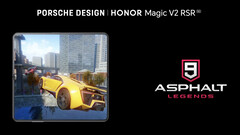 Honor anuncia parceria com a Gameloft para a série otimizada Asphalt 9 on Magic V2 (Fonte da imagem: Honor)