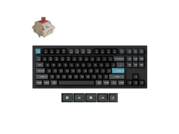 O teclado mecânico sem fio Keychron Q3 Ultra em preto. (Fonte da imagem: Keychron)