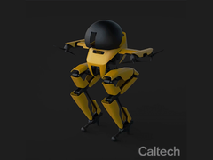 LEONARDO é um robô bípede capaz de voar (Fonte: Caltech)