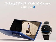 Apesar de muitas imagens promocionais vazadas da Samsung mostrando o Galaxy Z Fold 7, não há nenhum vestígio de uma S Pen ou de capas para a S Pen até o momento (Fonte da imagem: Samsung via Roland Quandt)