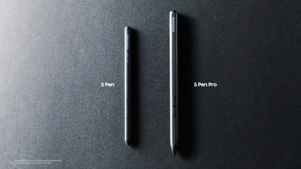 O Galaxy S21 Ultra S Pen e o S Pen Pro. (Fonte da imagem: Samsung)