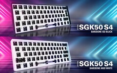 Layouts ANSI e ISO do barebone Sharkoon SKILLER SGK50 S4 (Fonte: Sharkoon)