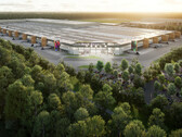 Gigafábrica da Tesla perto de Berlim - renderização (Fonte da imagem: Tesla)