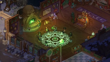 Na foto: uma captura de tela do jogo Witchbrook.