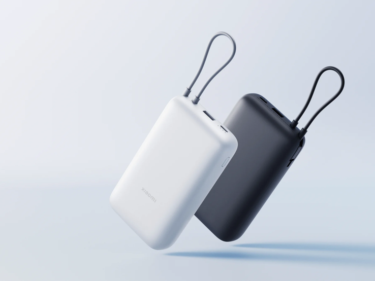 O Xiaomi Power Bank 20000 (cabo integrado). (Fonte da imagem: Xiaomi)