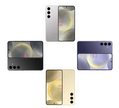 O Galaxy S24 em quatro de suas sete cores de lançamento. (Fonte da imagem: Android Headlines)