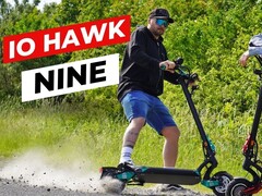 O e-scooter IO Hawk Nine pode ter um único motor de 500 W ou dois motores de 250 W. (Fonte da imagem: IO Hawk)