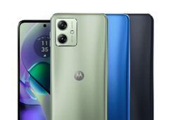 O Moto G54 em suas três cores de lançamento. (Fonte da imagem: @evleaks)