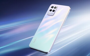 O Realme 9 5G em Stargaze White...