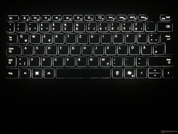 Luz de fundo do teclado