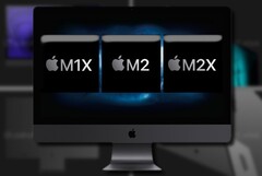 O iMac Pro 2021 irá supostamente esportistas do novo Apple Série M de Silício. (Fonte da imagem: Apple/Medium/Vova LD - edited)