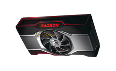 O AMD Radeon RX 6600 XT pode ter um único ventilador e um conector de alimentação de 8 pinos. (Fonte de imagem: VideoCardz)