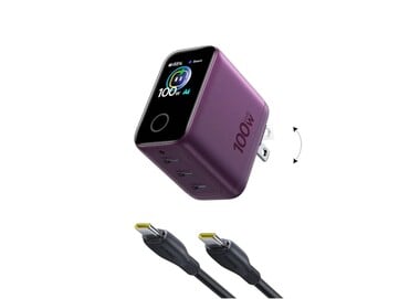 O Baseus PicoGo Pro AH22 vem com um cabo USB-C na embalagem