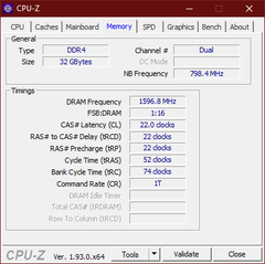 Memória CPU-Z