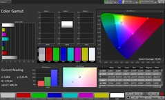 Gama de cores CalMAN sRGB