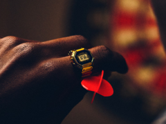 O relógio Casio CRW-001G-9JR com anel de ouro, na foto. (Fonte da imagem: Casio)