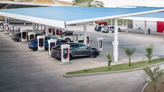 Novas penalidades de economia de combustível beneficiam os EVs (imagem: Tesla)