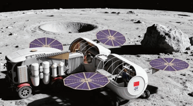 A China planeja construir sua primeira base lunar até 2035.