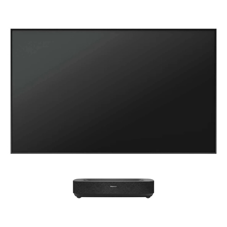 A Hisense 90L5H 4K Smart Laser TV tem uma tela de 90 polegadas e um projetor UST. (Fonte de imagem: Hisense)