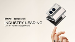 O Zero Series Mini Tri-Fold. (Fonte da imagem: Infinix)