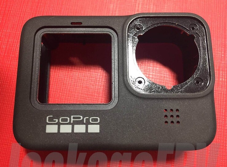 A suposta frente do GoPro Hero 9. (Fonte da imagem: r/gopro via Photo Rumors)