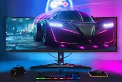 A Lenovo revelou dois novos monitores de jogos de alta tecnologia (imagem via Lenovo)