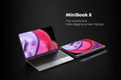 O MiniBook X tem um display de 10,8 polegadas. (Fonte da imagem: Chuwi)