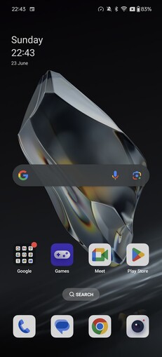 OxygenOS 14: tela inicial