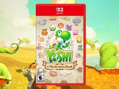 Yoshi and the Mysterious Book jogo físico do Switch 2 mostrado