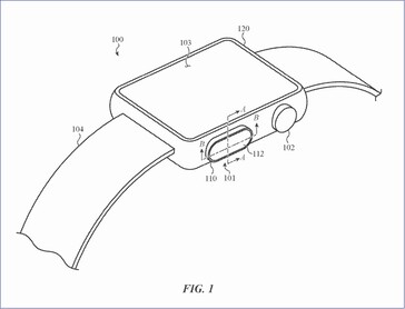 Pressione o botão de identificação. (Fonte da imagem: USPTO/Apple)