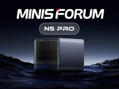 A Minisforum deve lançar seus NAS N5 e N5 Pro nesta primavera. (Fonte da imagem: Minisforum - editado)