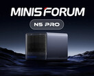 A Minisforum deve lançar seus NAS N5 e N5 Pro nesta primavera. (Fonte da imagem: Minisforum - editado)