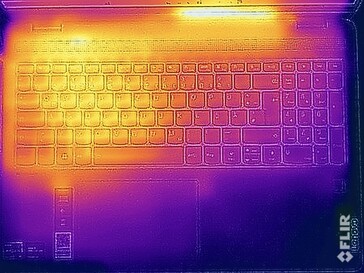 Teste de estresse de temperatura da superfície (topo)