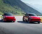 Tesla Model Y e Model 3 na cor Ultra Red (Fonte da imagem: Tesla)