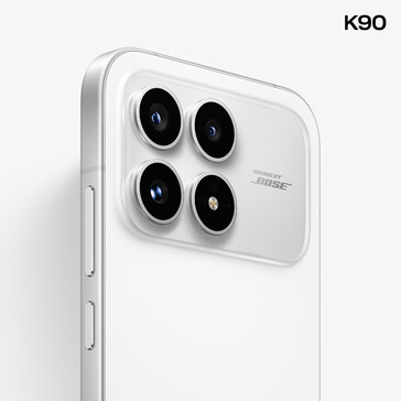 O compartimento retangular da câmera do K90 (Fonte da imagem: Redmi)