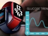 Um futuro dispositivo de vigilância Apple poderia utilizar o monitor de açúcar no sangue Rockley e vários outros rastreadores relacionados à saúde. (Fonte de imagem: Apple (Série 6)/Rockley - editado)
