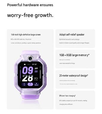 Especificações principais do Kids Watch Pro (tradução automática)