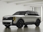 O Kia Telluride 2027 retratado na versão Ivory Silver