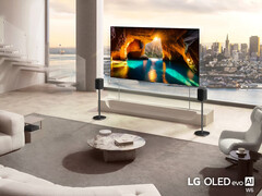 A LG está trazendo de volta a Wallpaper TV com uma nova caixa sem fio e um painel OLED mais brilhante. (Fonte da imagem: LG)
