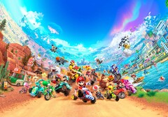 Um grande patch chegou para Mario Kart World (imagem de marketing acima). (Fonte da imagem: Nintendo)