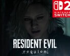 O banner de Resident Evil Requiem Switch 2 é mostrado (Fonte da imagem: Nintendo of America YouTube com edições)